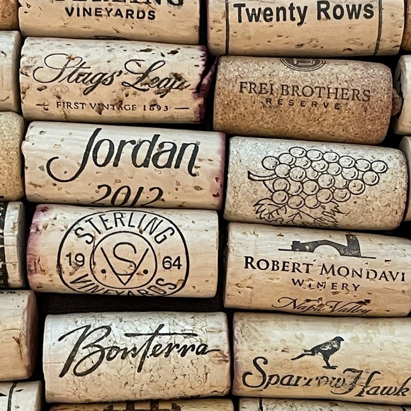 50 Used Authentic Wine Corks used to make crats - Picture 1 of 8